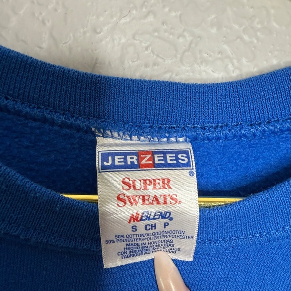 Pre-Owned Royal Blue Trader Joe's crewneck‎ Sweatshirt Size small - Picture 4 of 6